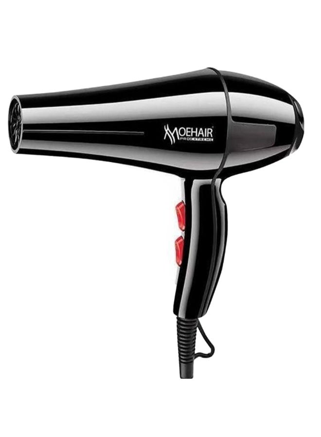 MoeHair MO-7128 Professional Hair Dryer for Women, 2400W Quiet DC Motor, 2 Heat Settings, Hot & Cold Air with Cool Shot, Overheat Protection, Detachable Nozzle for Home & Salon Use - Image 1